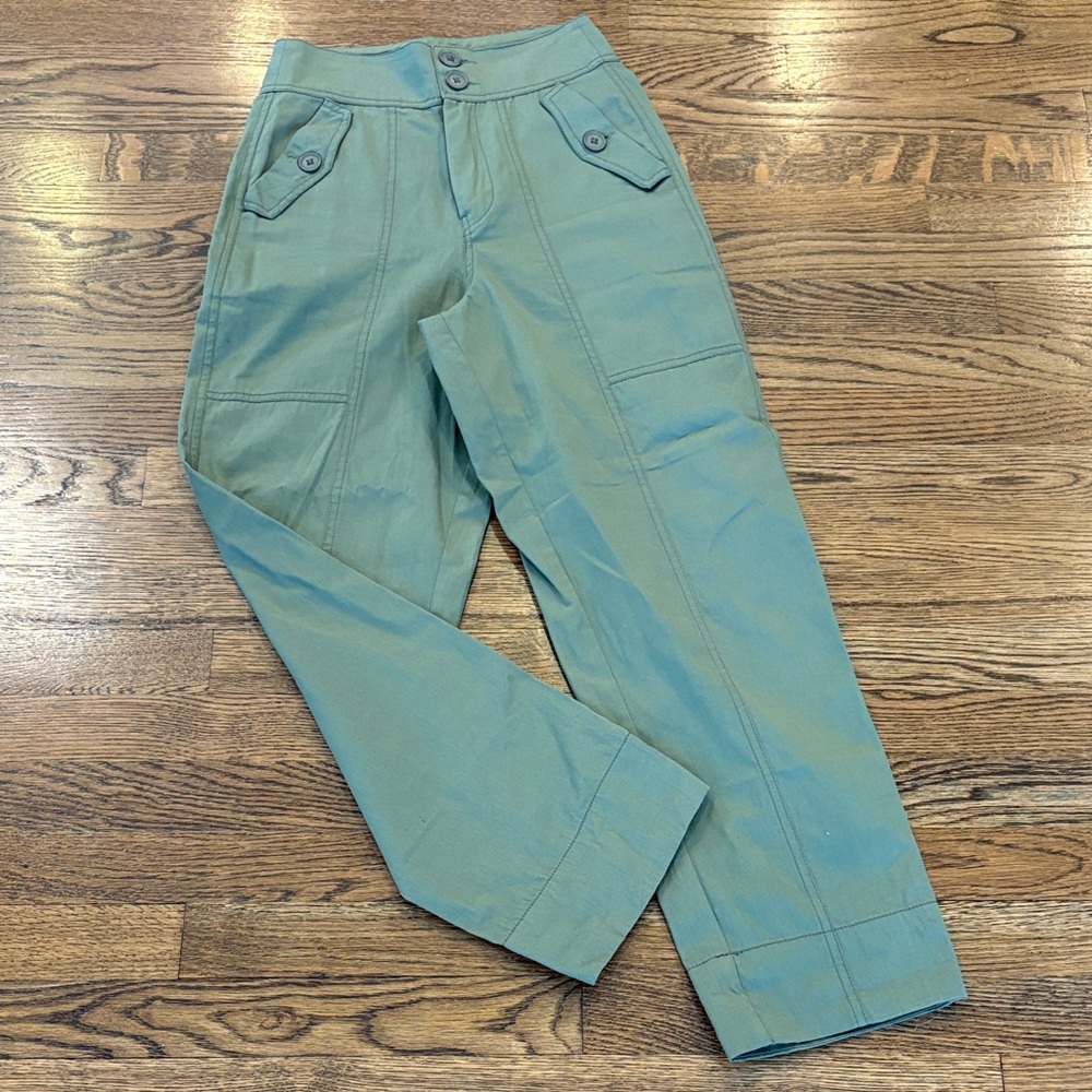 RHODE women’s green cargo style pants, 24